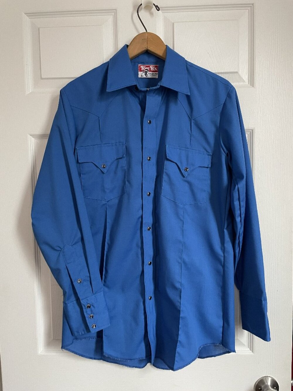 Authentic Pleated Peal Snap 'Cowboy' Shirt.
